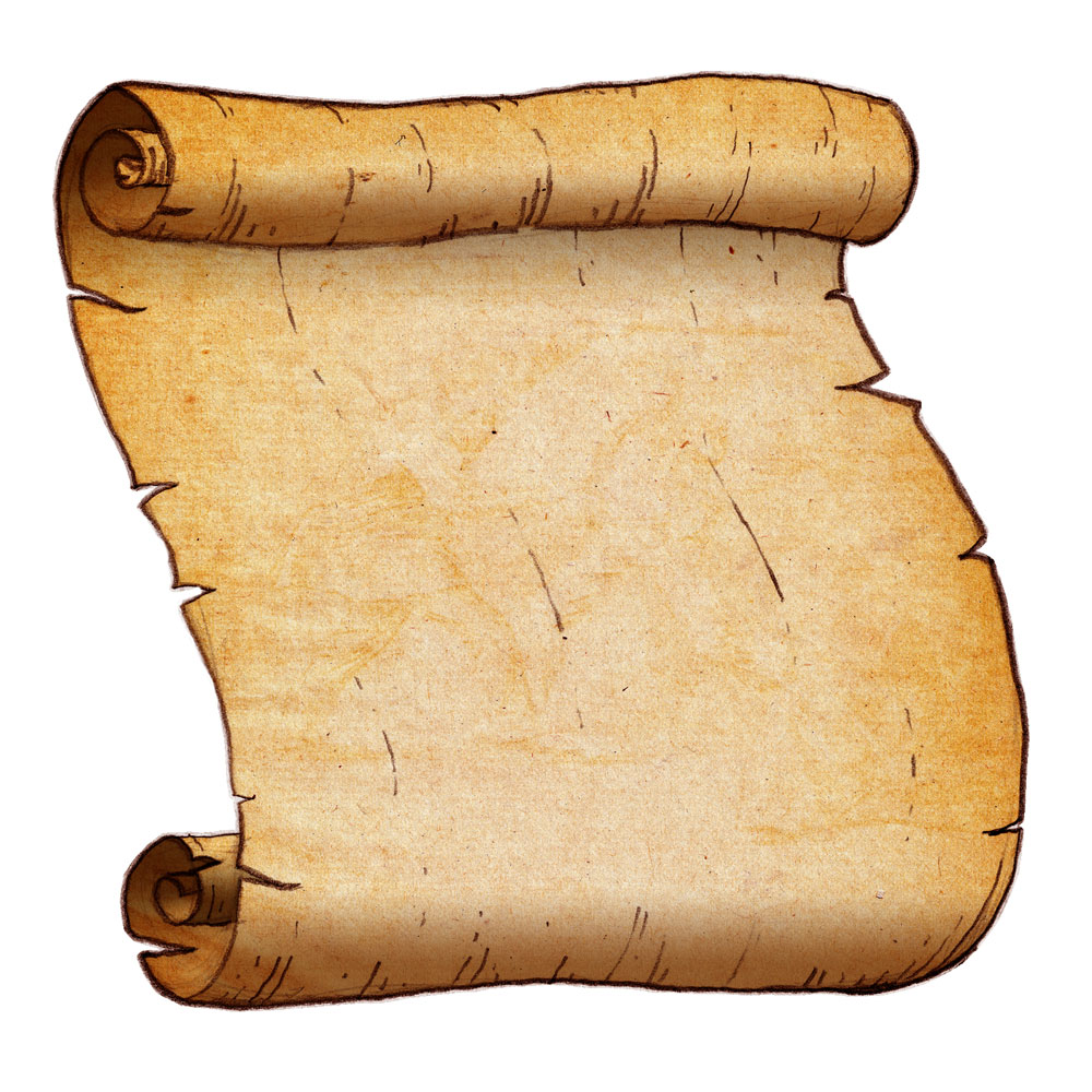 Backbeard parchment scroll